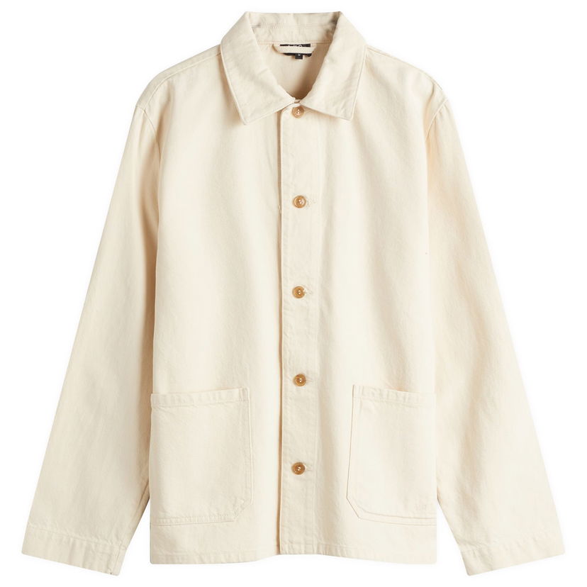 Skjorte A.P.C. Kerlouan Work Jacket, Size Small Beige | COHGM-H03205-AAD