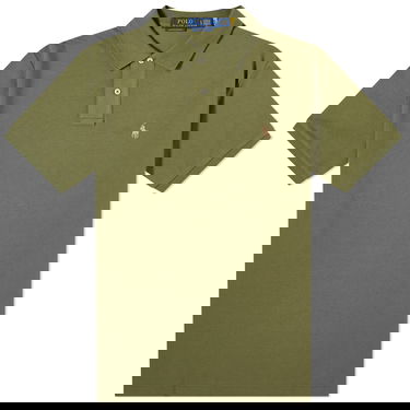 Polo skjorte Polo by Ralph Lauren Custom Fit Polo Shirt Grøn | 710680784351, 0