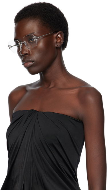 Solbriller Cartier Cartier 'Signature C de Cartier' Rimless Glasses Metalisk | CT0564O-002, 3