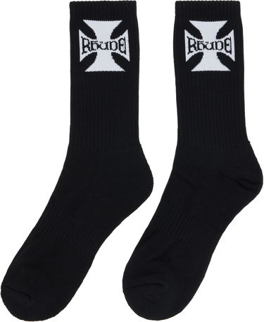 Sokker Rhude Rhude Boys Logo Socks Sort | RHPF25SO02750, 1