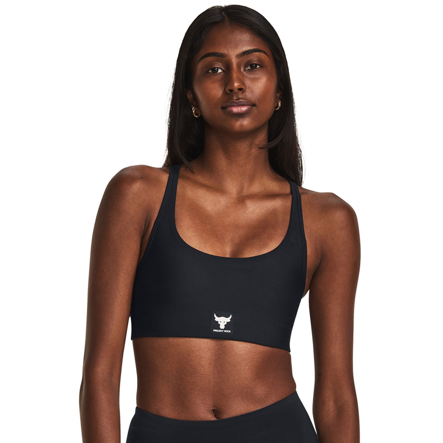 Bh Under Armour Project Rock All Train Bra Black Sort | 1380181-001, 0