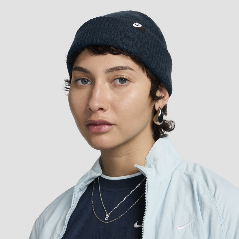 Beanie Nike Nike Terra Futura 365 Low Cuff Beanie Mørkeblå | HF0176-478