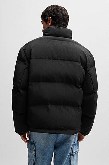 Puffer jakke BOSS Water-Repellent Puffer Jacket Sort | 50522234, 1