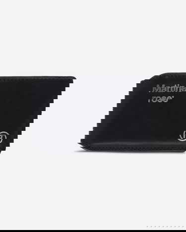 Tegnebog Martine Rose Logo-Foil Embossed Leather Card Holder Sort | 1150LP22001, 2
