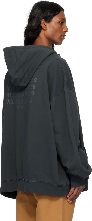 Sweatshirt Maison Margiela Maison Margiela Numeric Zip-Up Hoodie Grøn | S50HG0049 M25017, 2