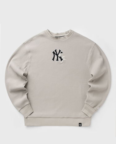 Sweatshirt New Era New York Yankees Waffle Crew Sweatshirt Beige | 60667811, 0