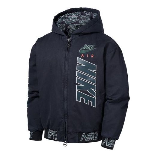 Bomberjakke Nike CPFM Go Flea Workwear Jacket Mørkeblå | DC0543-010