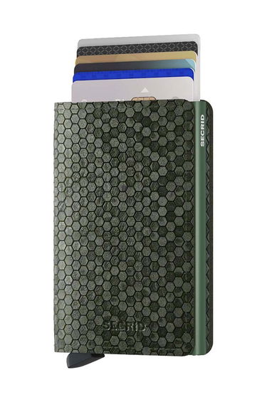 Tegnebog Secrid Slimwallet Hexagon Wallet Grøn | SHe.Green, 1
