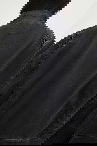 Jakke VETEMENTS VETEMENTS Racing Denim Oversize Jacket Sort | UH76DJ900B2, 5