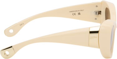 Solbriller Jean Paul Gaultier Jean Paul Gaultier 'The Parisian Cat' Sunglasses Beige | 25/03-U-EY001-X059-03, 1