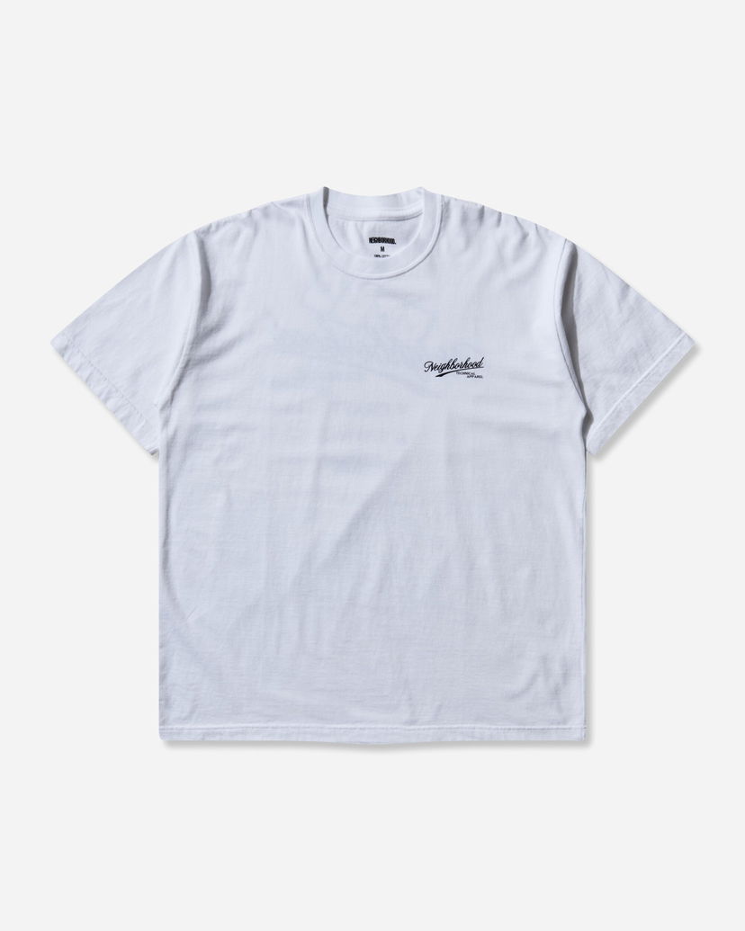T-shirt Neighborhood Technical Apparel Script Logo T-Shirt Hvid | 252PCNH-ST08 WHITE