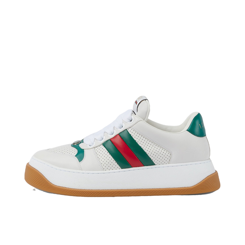 Sneakers og sko Gucci Screener White Web Hvid | 771457AAC0S9063