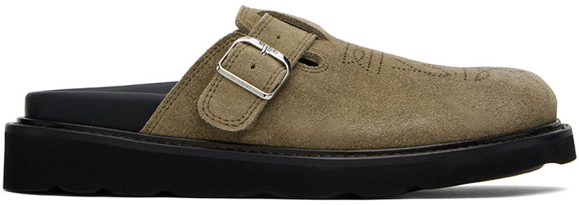 Tøj KENZO Kenzo Paris 'Kenzo Matto' Clogs Grøn | FE52MU050L56