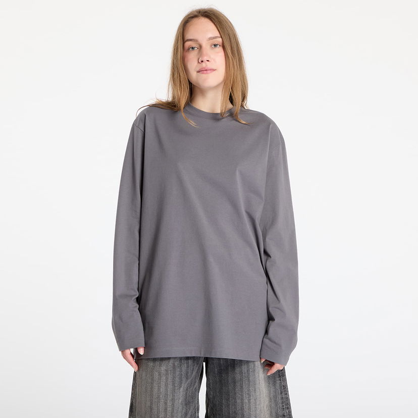 T-shirt Y-3 Y-3 Graphic Long Sleeve Top Grå | KE5095