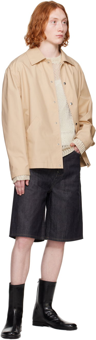 Vindjakke Jil Sander Jil Sander Logo Jacket Beige | J23BN0003_J45026, 3