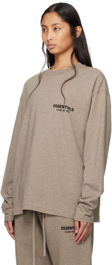 Sweatshirt Fear of God ESSENTIALS Classic Long Sleeve T-Shirt Grå | 125AS254201F, 3