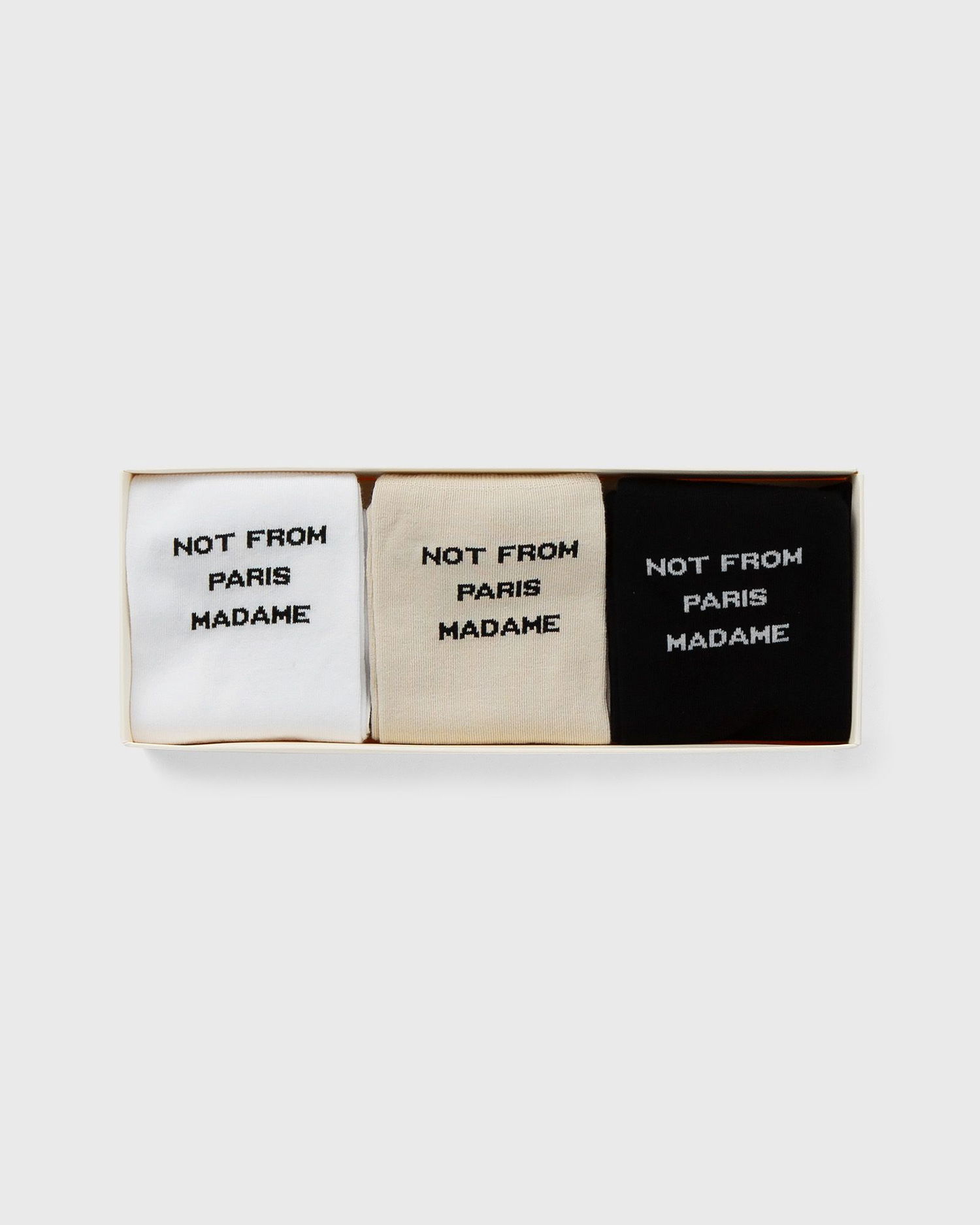 Sokker Drôle de Monsieur Le Pack de Chaussettes Slogan Flerfarvet | PERM-SK101-CO024-MC, 0