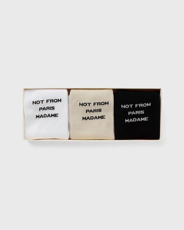 Sokker Drôle de Monsieur Le Pack de Chaussettes Slogan Flerfarvet | PERM-SK101-CO024-MC, 0