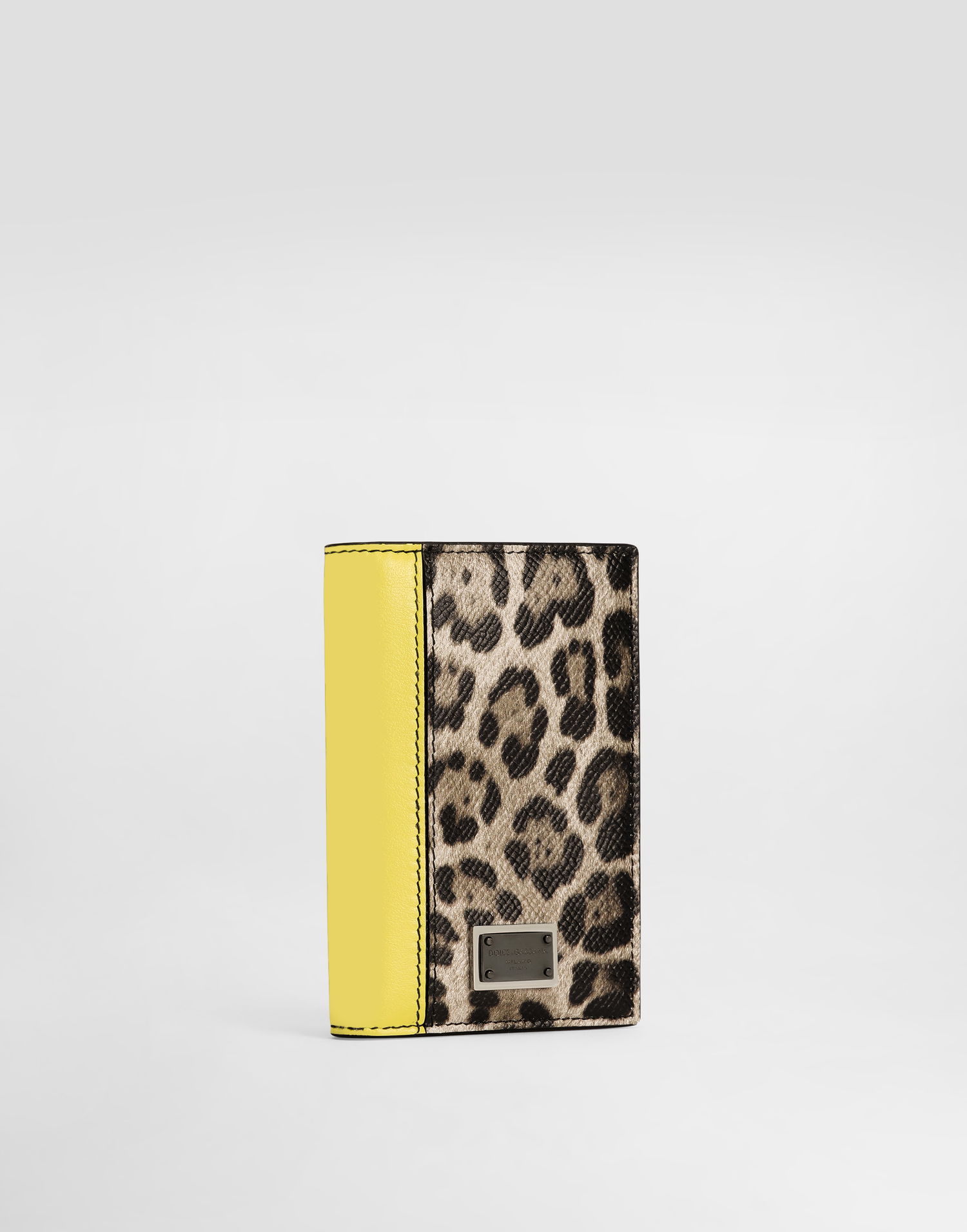 Tegnebog Dolce & Gabbana Dolce & Gabbana Dauphine Print Card Holder Gul | BP3323A6N738Z857, 1