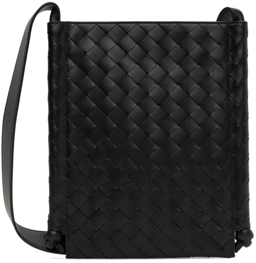 Håndtaske Bottega Veneta Small Flat Loop Pouch Sort | 776504V2HL1
