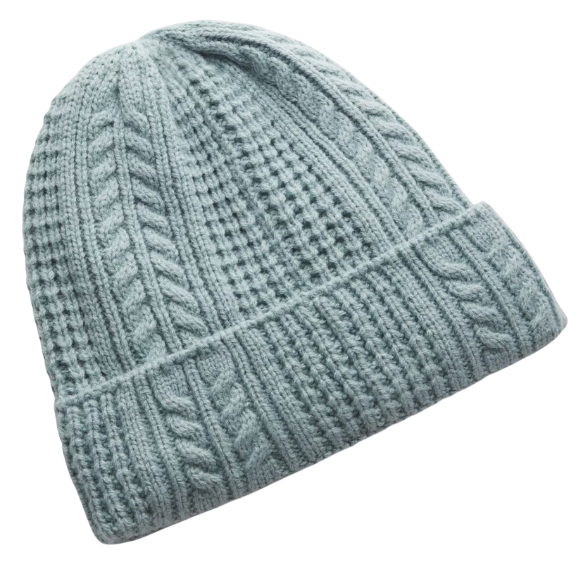 Beanie Under Armour Halftime Cable Knit Beanie Blå | 1386639-323