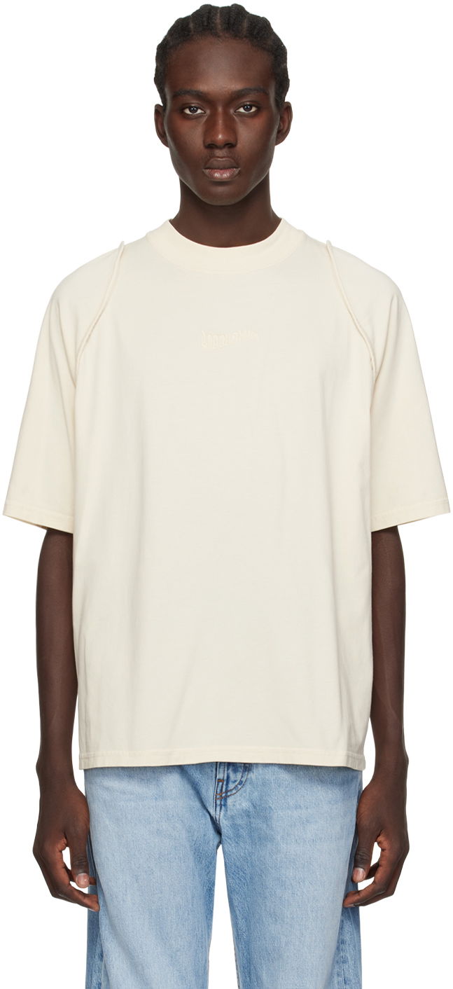 T-shirt Jacquemus Les Classiques 'Le T-Shirt Camargue' T-Shirt Beige | 24E245JS198-2312