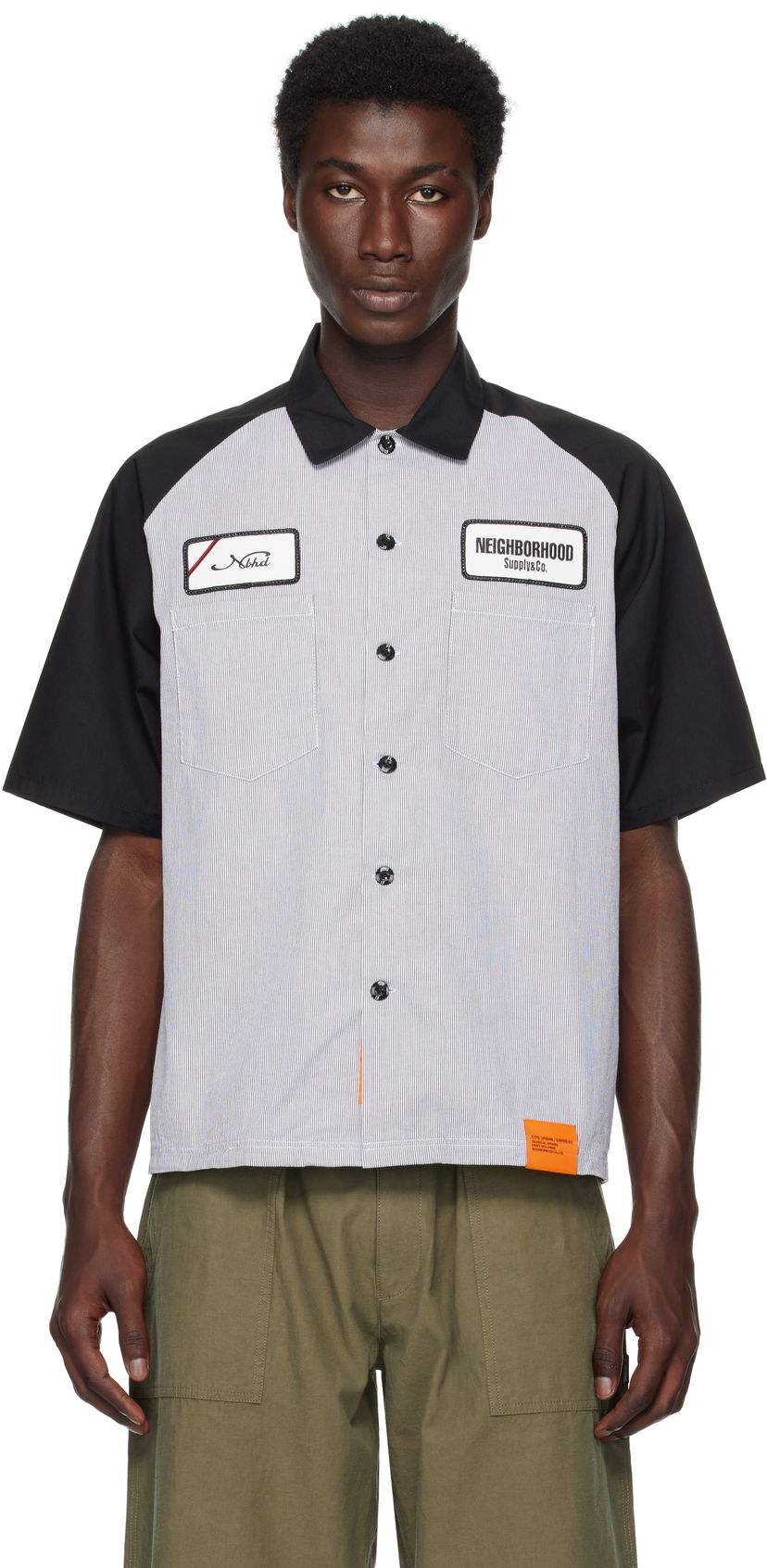 Skjorte Neighborhood Neighborhood Classic Work Shirt Hvid | 251TSNH-SHM04