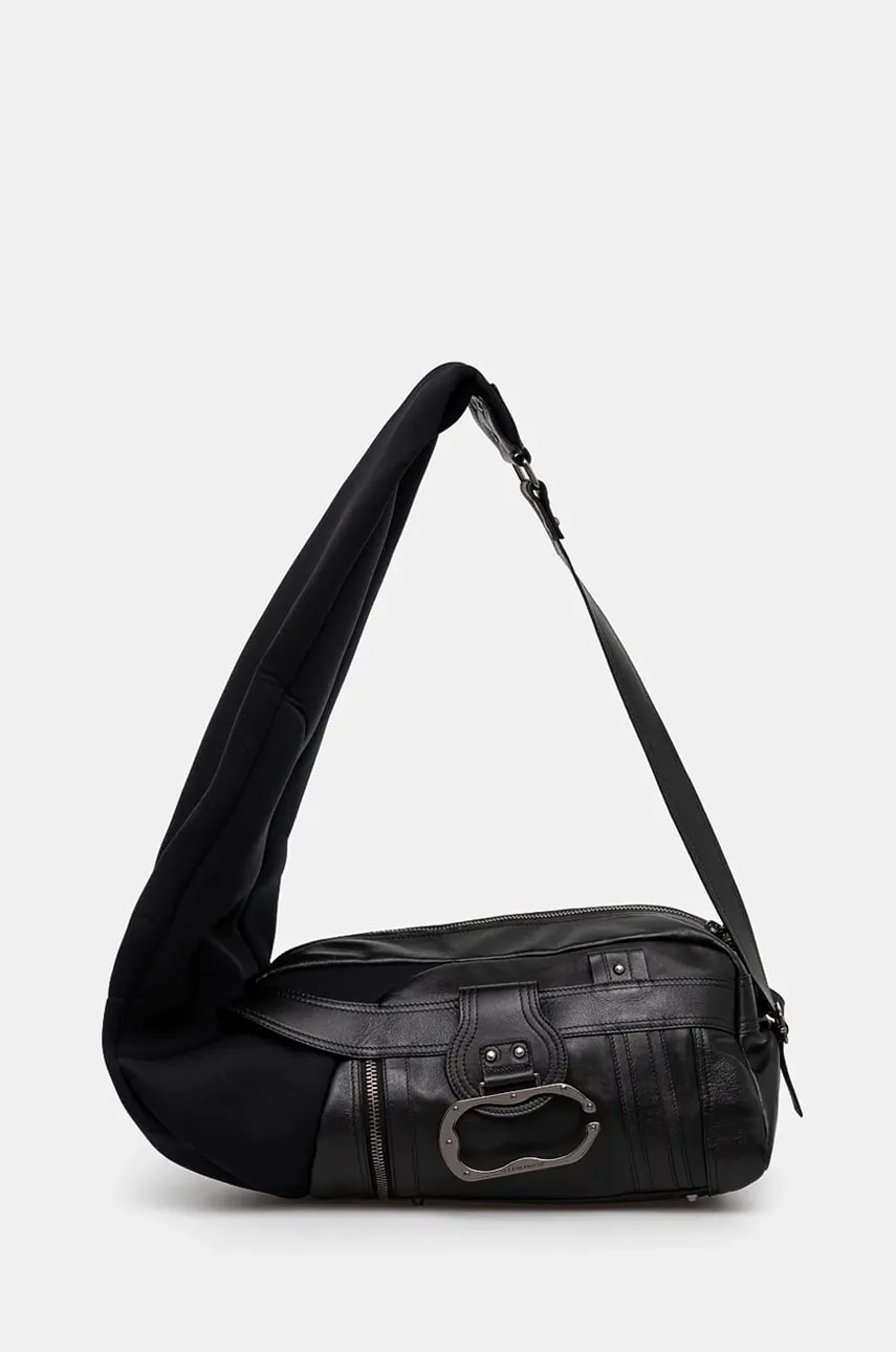 Skuldertaske Ottolinger Ottolinger Neoprene Leather Bag Sort | 1272101921, 0