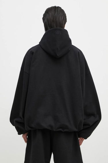 Sweatshirt VETEMENTS 'No Posts' Cropped Boxy Hoodie Sort | UA66HD660B, 2