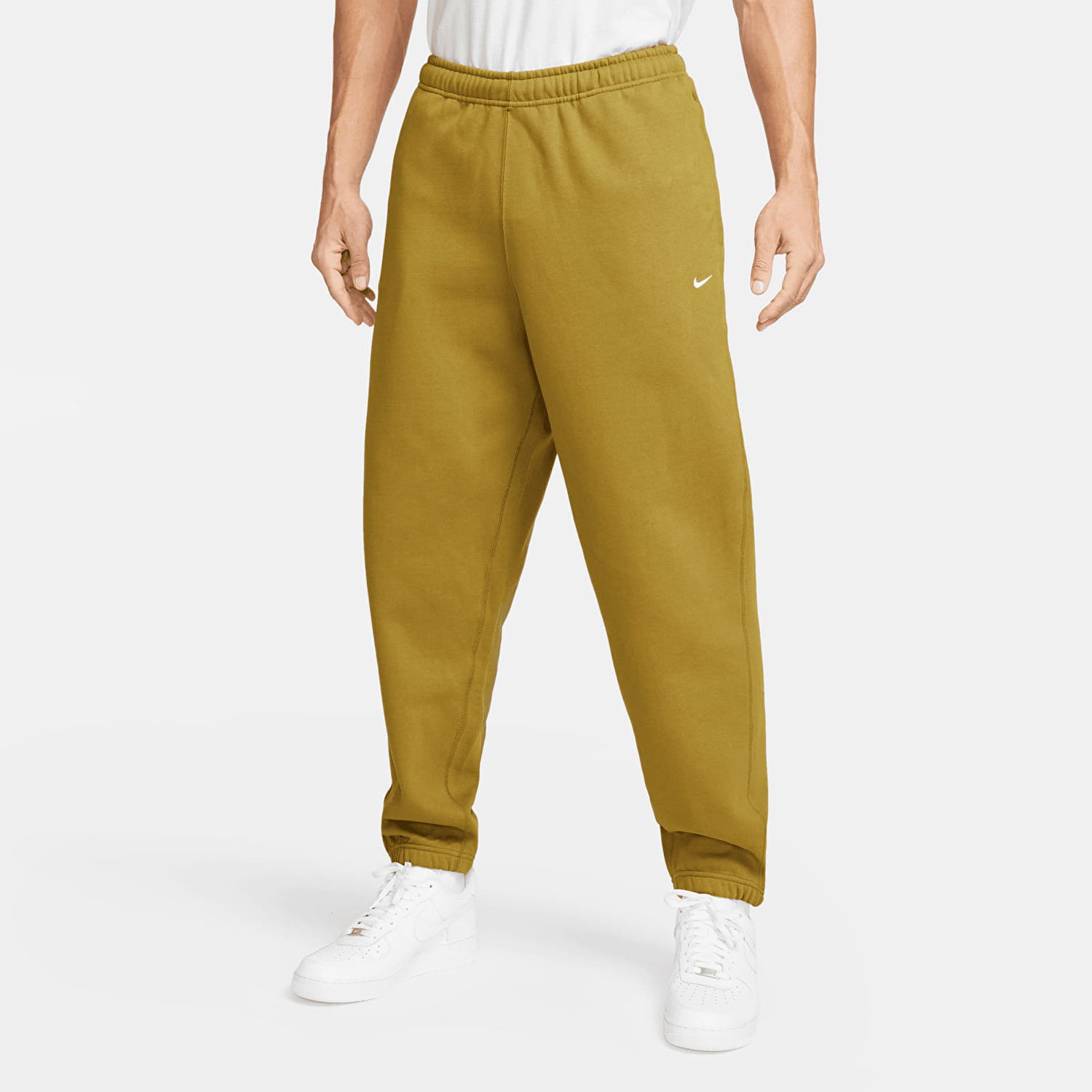 Joggingbukser Nike Solo Swoosh Pant Gul | CW5460-318, 0