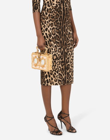 Håndtaske Dolce & Gabbana Dolce & Gabbana Dolce Box Bag with Mirrored Detailing Lyserød | BB5970AD78380995, 1