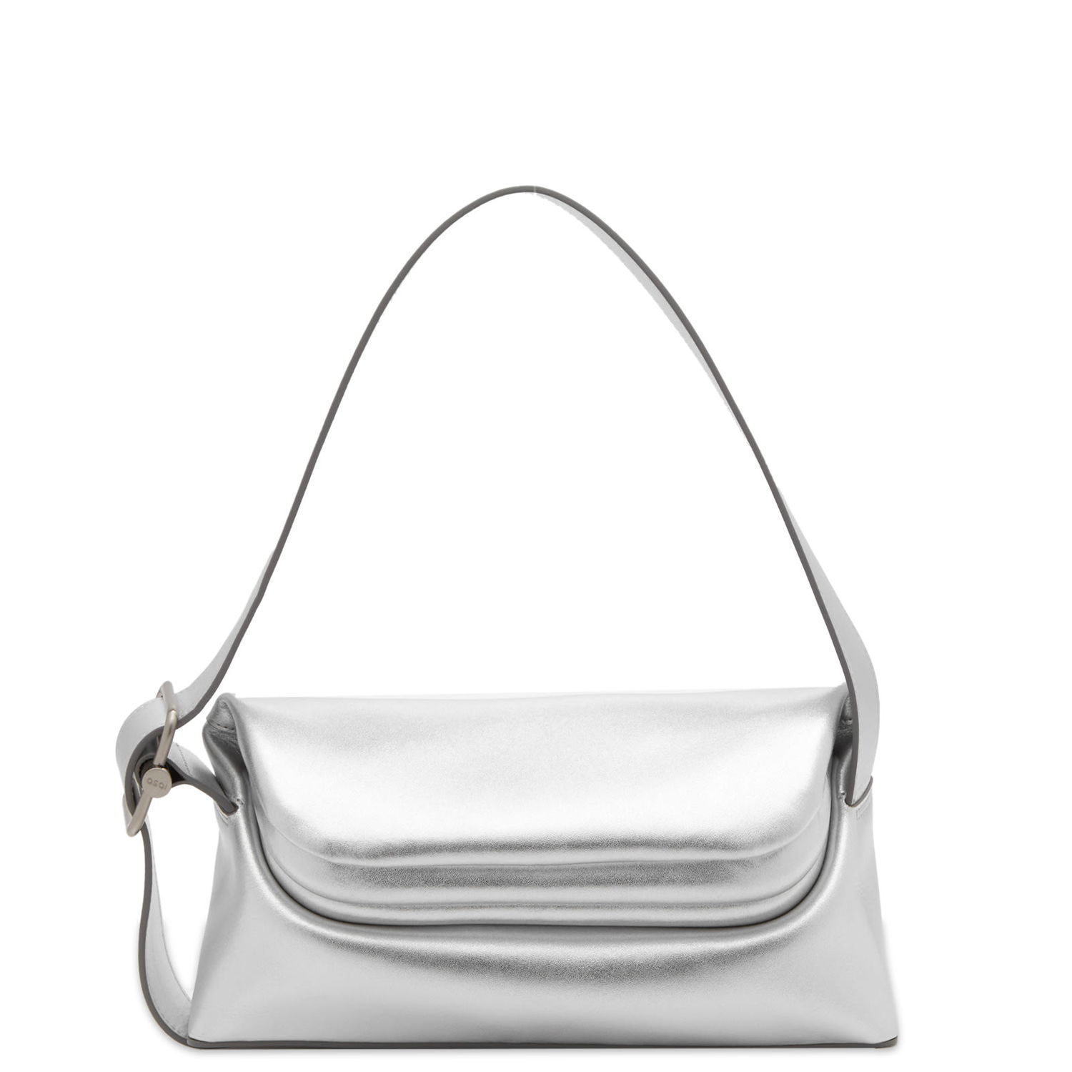 Skuldertaske OSOI Folded Shoulder Bag Metalisk | 23SB010-16-03, 0