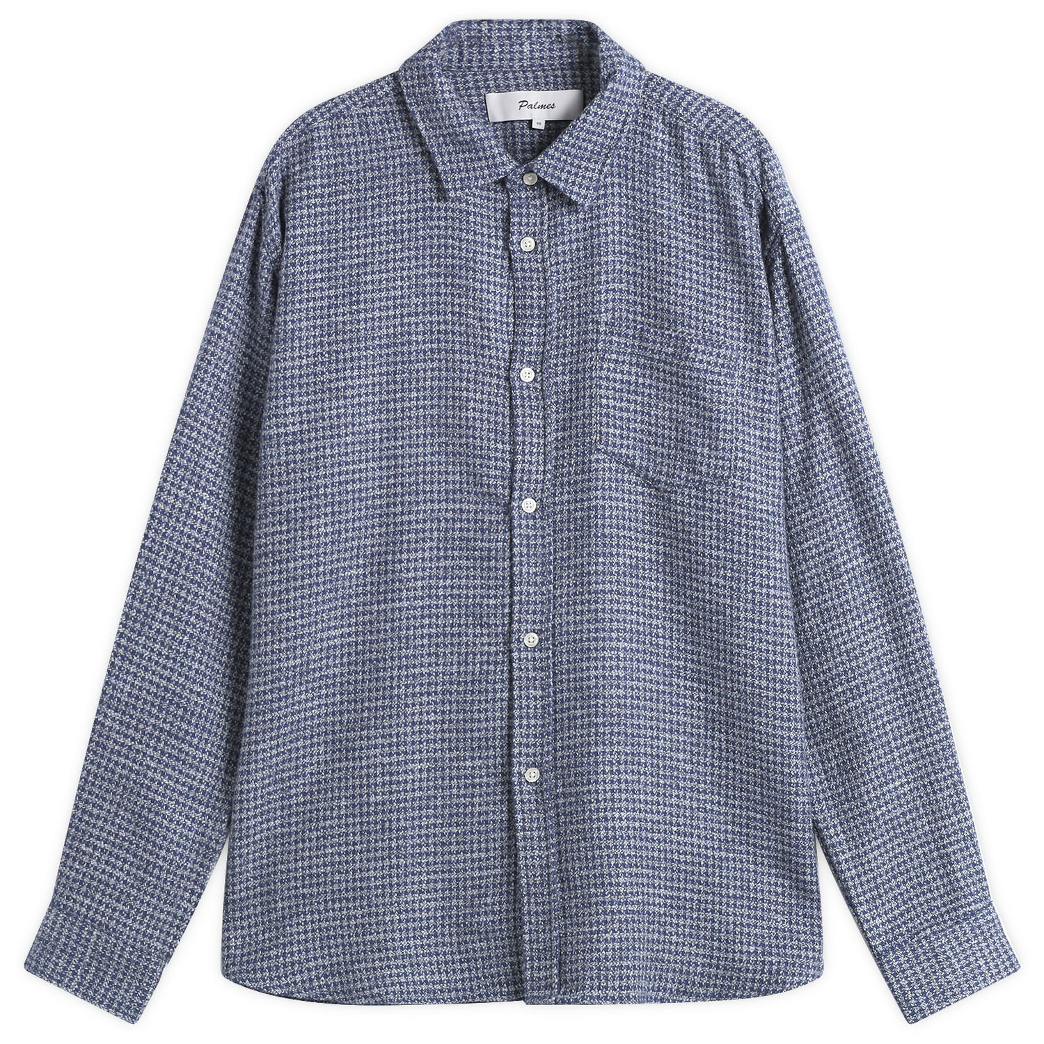 Skjorte Palmes Cotton Mouline Shirt Blå | P30-0037-677, 0