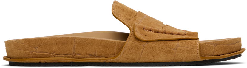 Badetøj Jacquemus Jacquemus Suede Loafer Sandals Brun | 25E251FO172-4355
