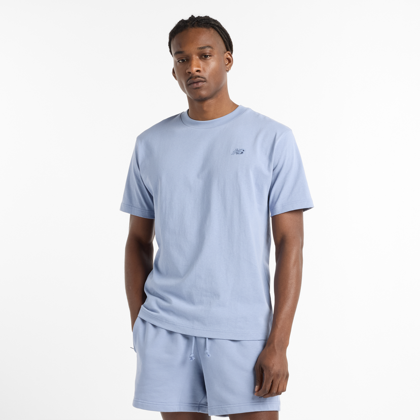 T-shirt New Balance Men's Tee Blå | NBMT41533DUS