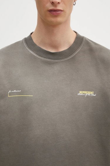 Sweatshirt Represent Clo Represent Patron Of The Club Graphic Print Sweatshirt Grå | MLM4272.16, 3
