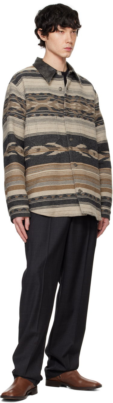 Skjorte ISABEL MARANT Isabel Marant Dalton Patterned Jacket Beige | 25PVE0501HA-C1D01H, 3