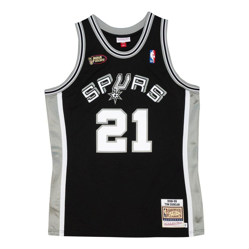 Jersey Mitchell & Ness NBA San Antonio Spurs 1998-99 Tim Duncan 21 Jersey Sort | AJY4CP19169-SASBLCK98TDU