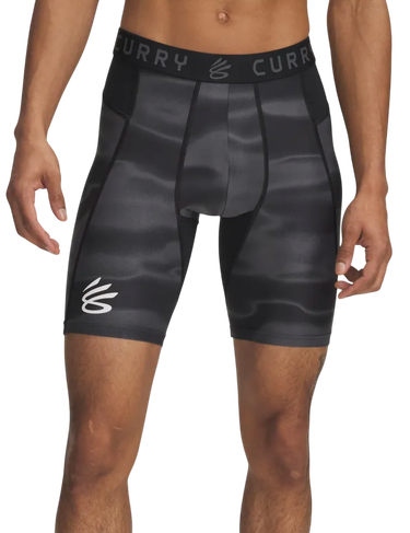 Shorts Under Armour UA Curry HG Printed Compression Shorts Sort | 1379829-003, 0