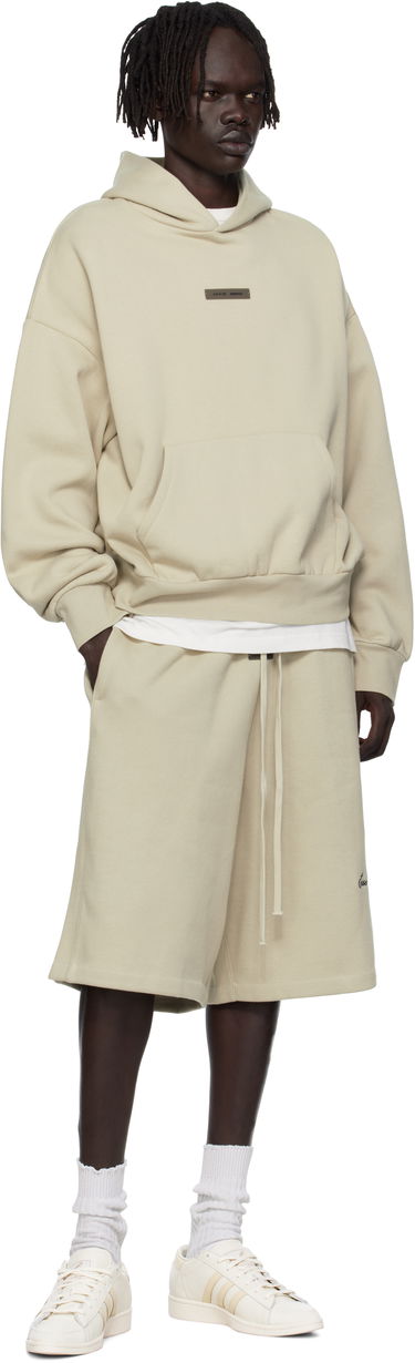 Sweatshirt Fear of God Fear of God ESSENTIALS Classic Fit Fleece Hoodie Beige | 192SP252056F, 3