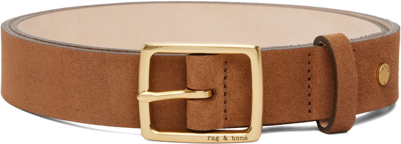 Bælter rag & bone Rag & Bone Boyfriend Suede Belt Brun | WJW25PB1001SU1