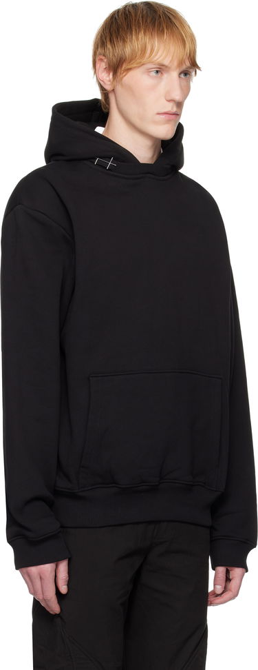 Sweatshirt HELIOT EMIL HELIOT EMIL Pietra Hoodie Sort | SS25_M_08_076_BLK01, 1