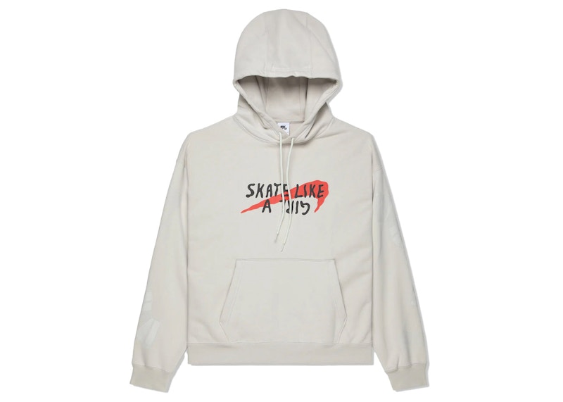 Sweatshirt Nike SB SB Skate Like A Girl Hoodie Beige | DQ7304-072