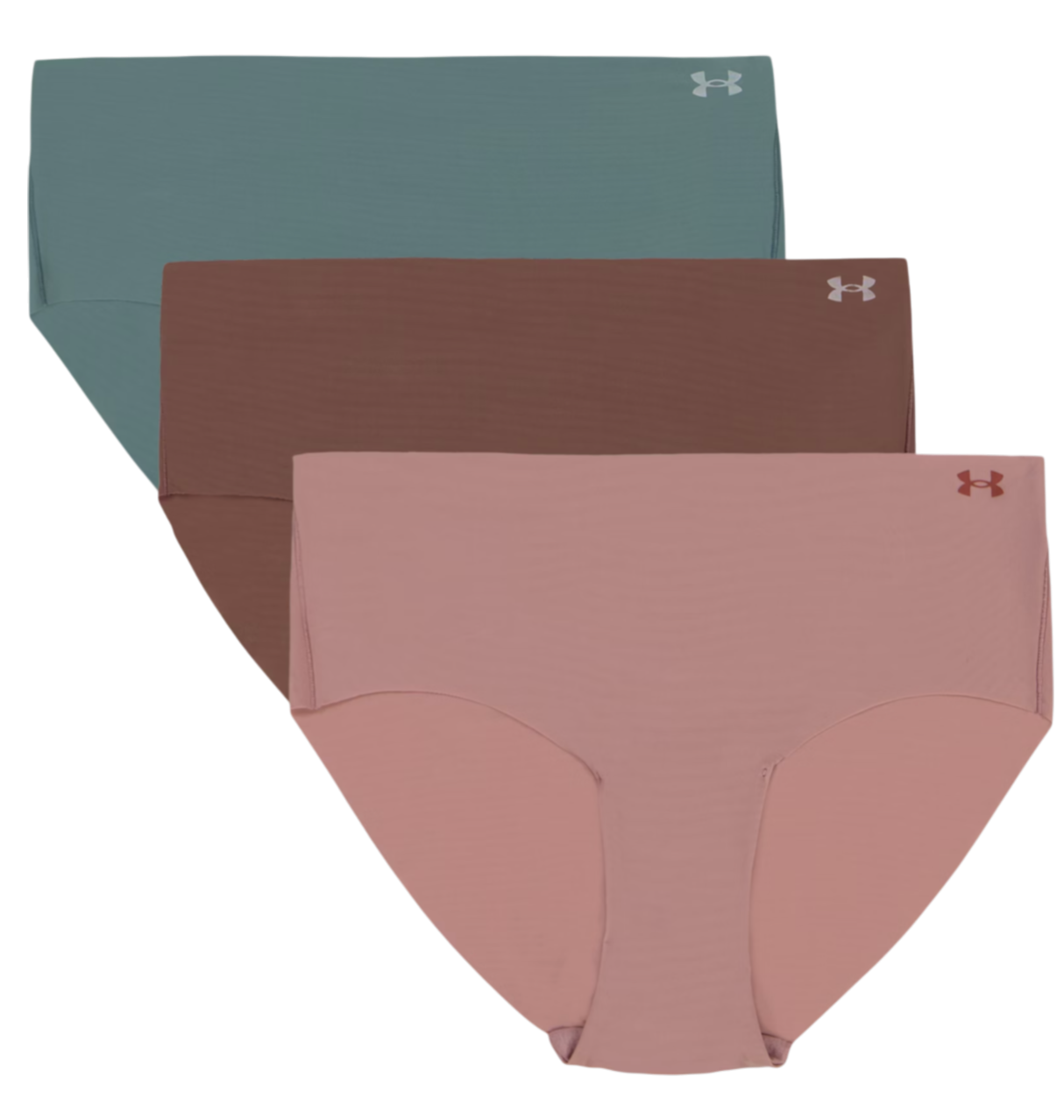 Trusser Under Armour Under Armour Solid 3-Pack Hipster Panties Lyserød | 1383895-673, 0