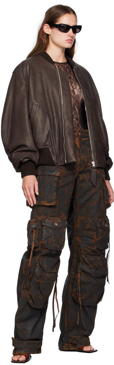 Cargo bukser The Attico The Attico Fern Cargo Pants Brun | SPEWCP180 C106, 3
