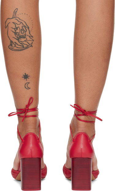 Tilbehør LEMAIRE LEMAIRE Micro Ballerina Heels Rød | FO0167 LL0115, 1