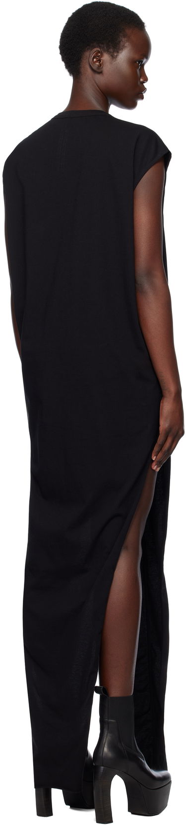 Kjole Rick Owens Rick Owens Hollywood Classic Arrowhead Maxi Dress Sort | RP01E7514 JA, 2