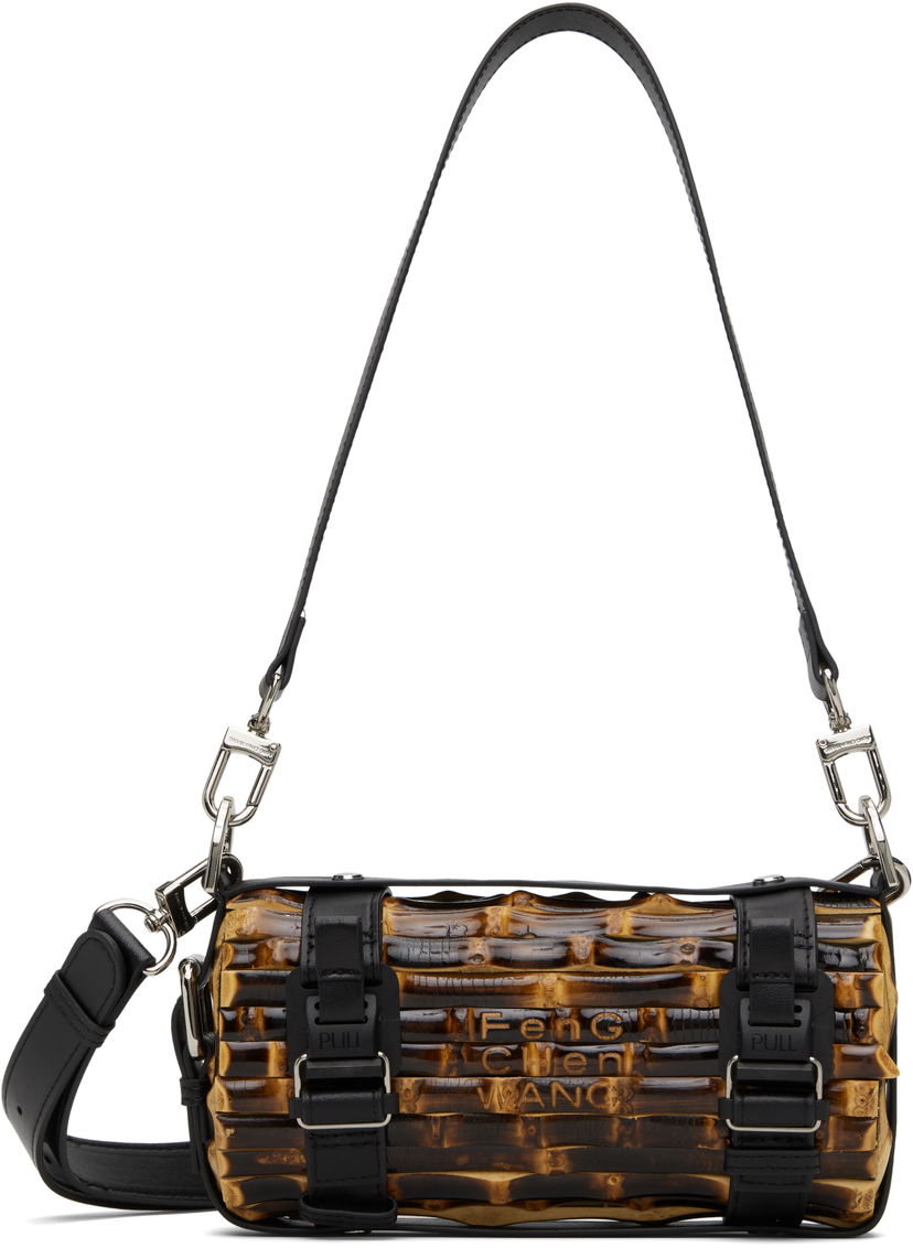 Håndtaske Feng Chen Wang Feng Chen Wang Cylindrical Bamboo Bag Gul | FENG19AC10