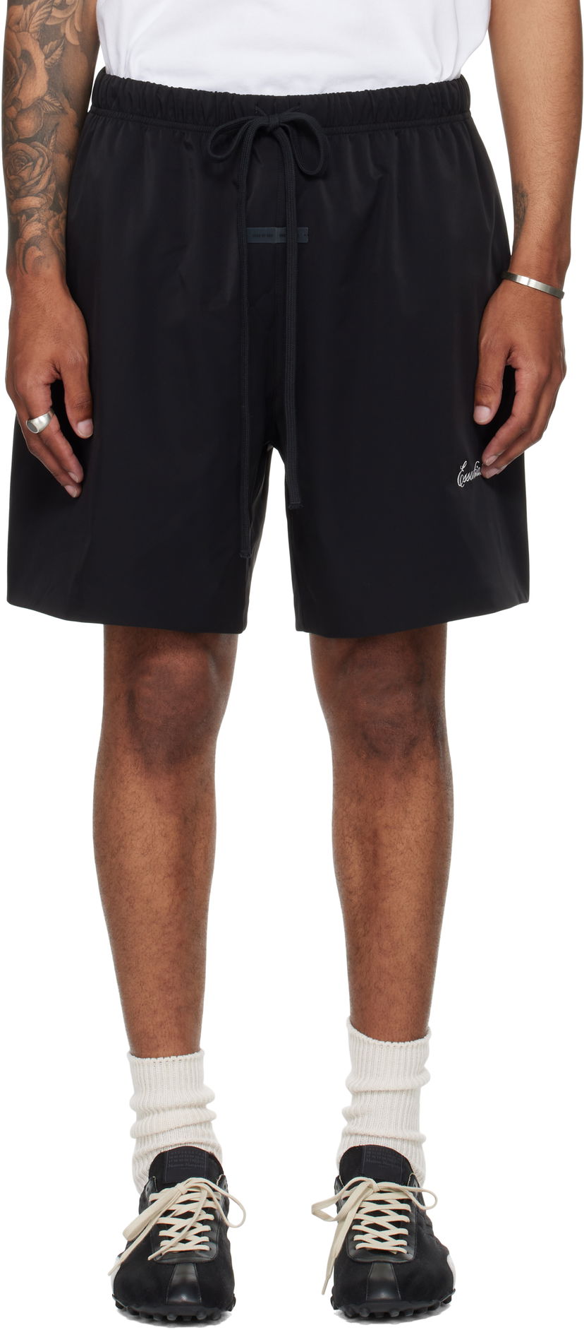 Shorts Fear of God ESSENTIALS Sporty Soccer Shorts Sort | 160SP254510F
