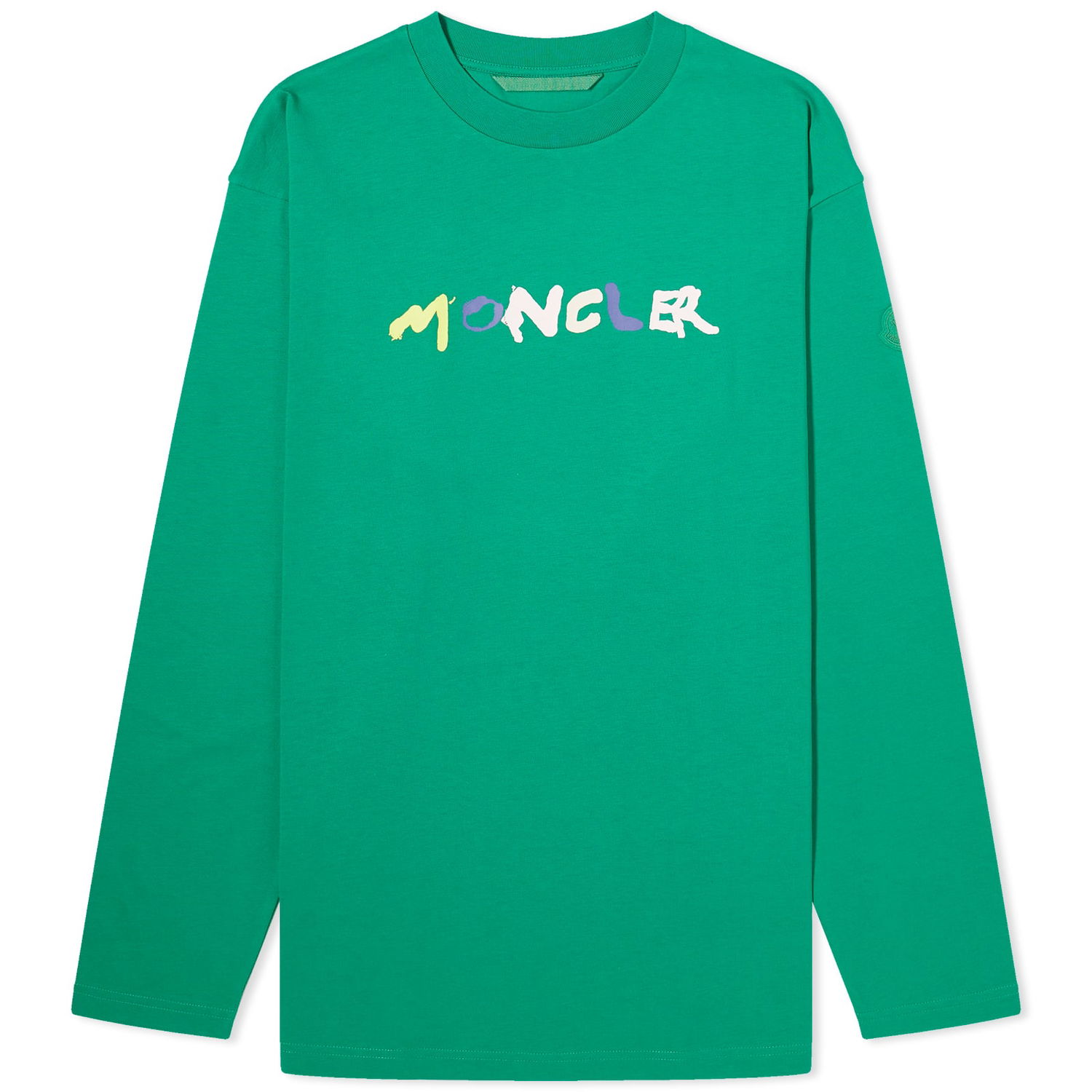 T-shirt Moncler Logo T-Shirt Grøn | 8D000-12-829HP-853, 0